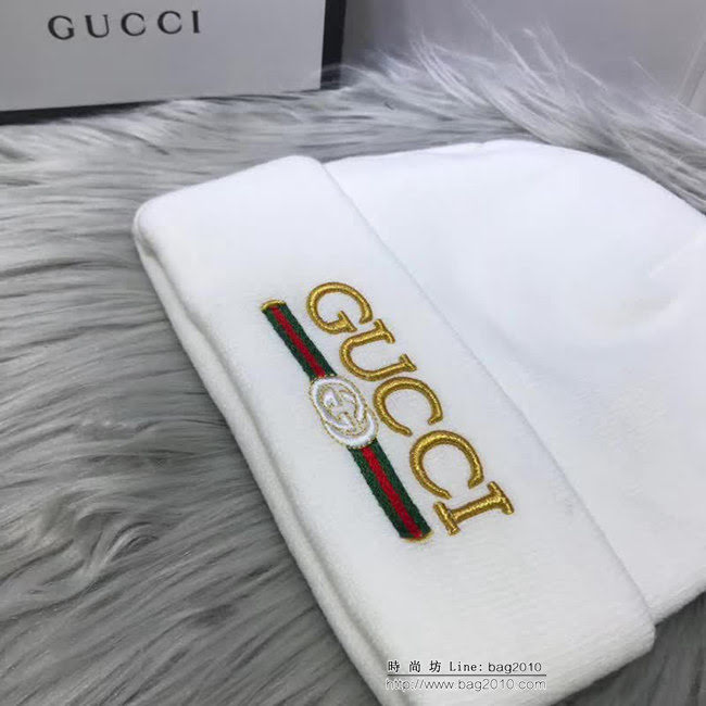 GUCCI古馳 專櫃新品針織帽 男女同款 LLWJ8059